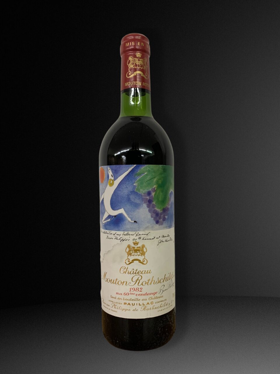 Chateau Mouton Rothschild, 1982